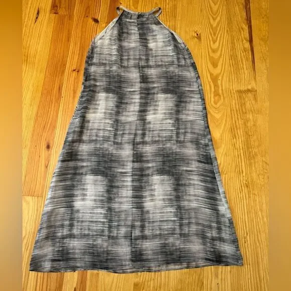 $278 Eileen Fisher Limestone Daze Silk Dress Print Women's SIZE SM Halter -  threedaughtersproperties.com